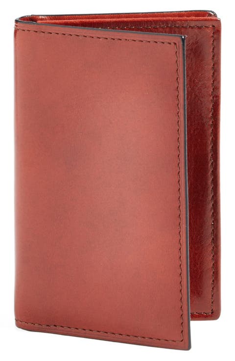 Old Leather Gusset Wallet