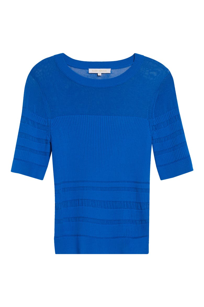 Torin Short Sleeve Knit Top, Alternate, color, ULTRAMARINE