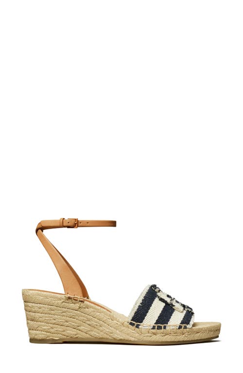 Tory Burch Ines Ankle Strap Espadrille Platform Wedge Sandal