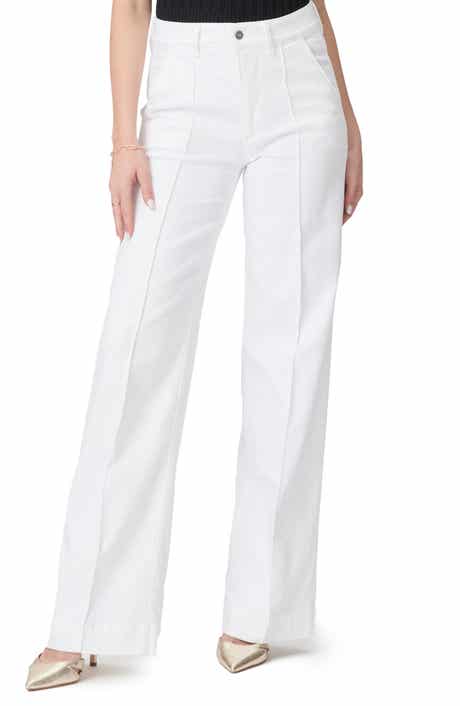 PAIGE Sasha High Waist Wide Leg Trouser Jeans