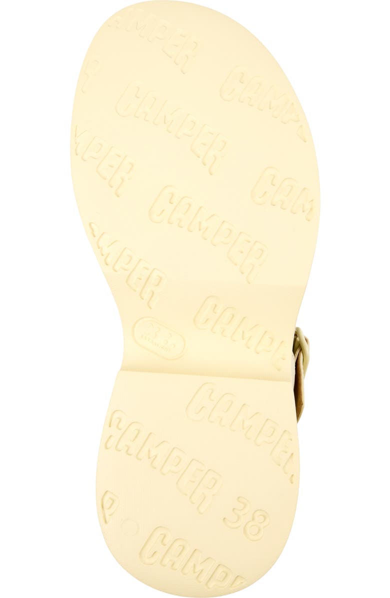 Camper Tasha Platform Sandal, Alternate, color, Light/ Pastel Yellow