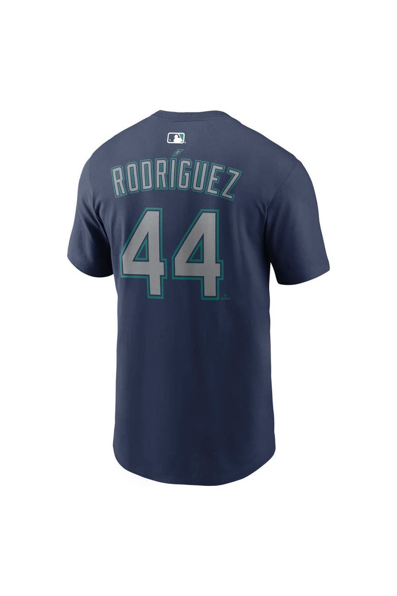 Men's Nike Julio Rodríguez Navy Seattle Mariners Name & Number T-Shirt, Alternate, color, Navy
