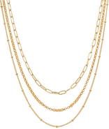 Satya Jewelry Layered Beauty Multiple Chain Necklace
