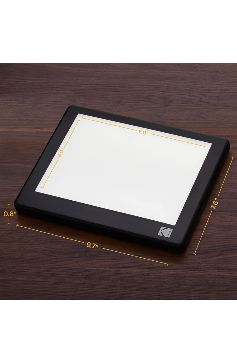 Kodak LED Light Box 8x6 in, Alternate, color, Black