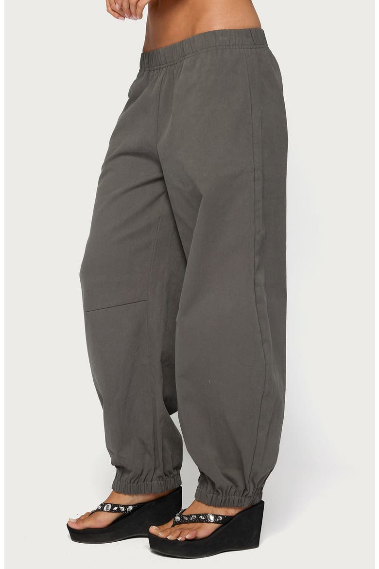 Hayli Cotton Parachute Pants, Alternate, color, DARK-GRAY