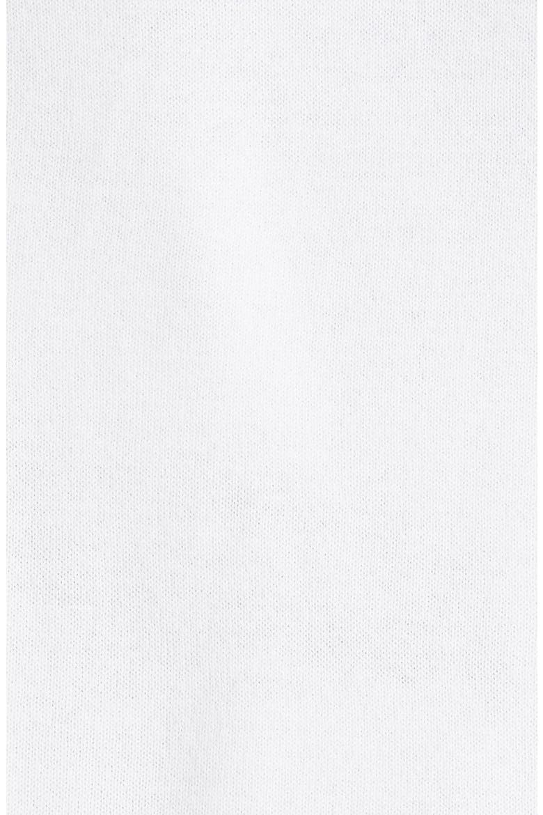 Embroidered Letter Knit Cashmere Top, Alternate, color, IVORY MULTI
