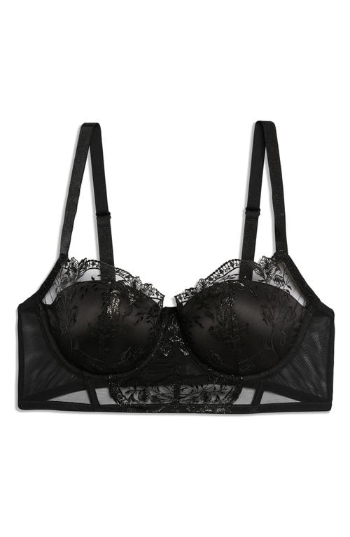 Etam Enivrante Ampli Balconette Bra In Black