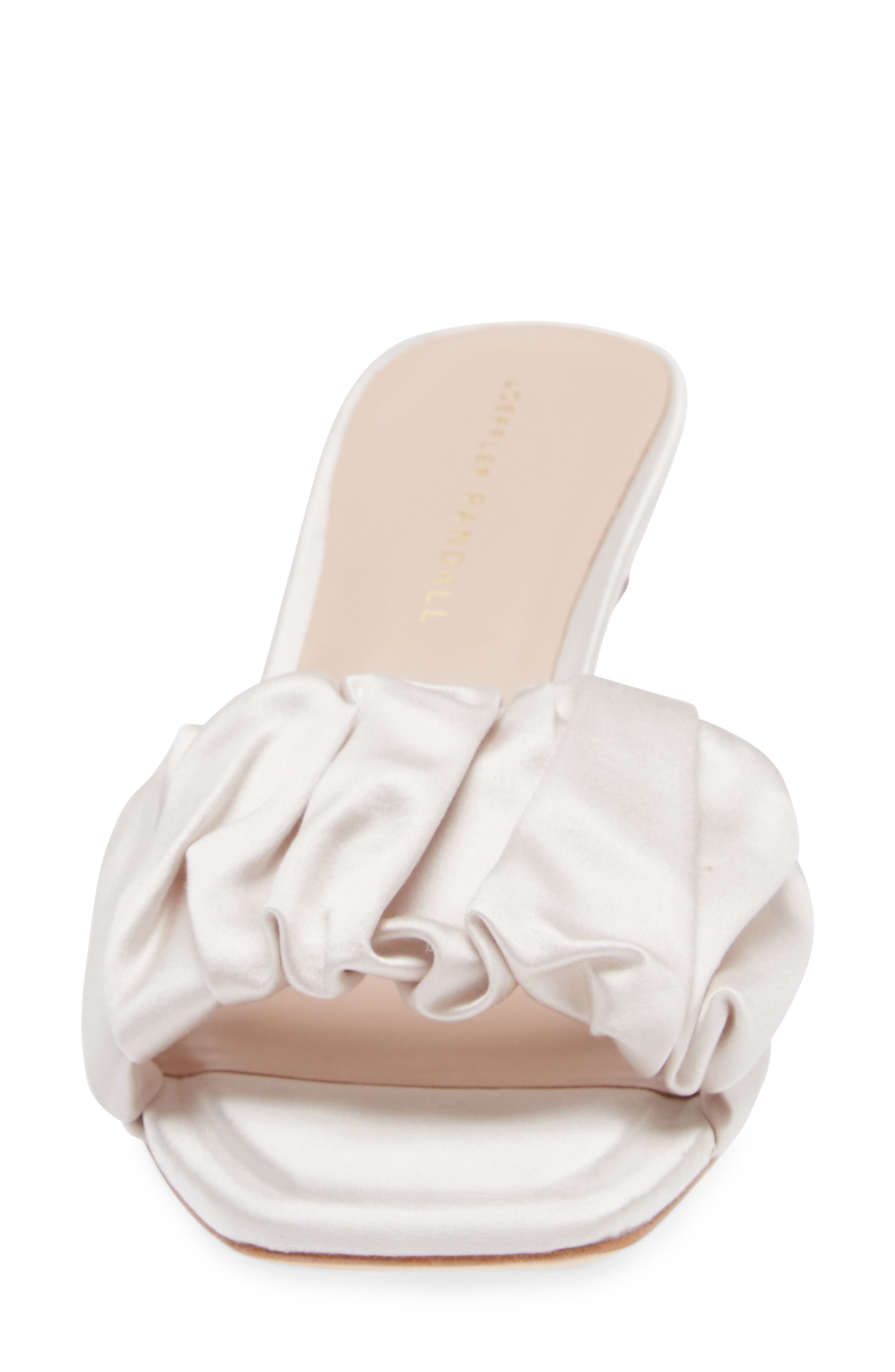 Loeffler Randall Gathered Band Kitten Heel Sandal, Alternate, color, 