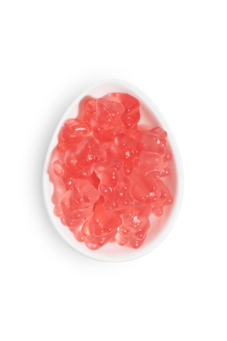 Strawberry Champagne Bears Candy, Alternate, color, PINK