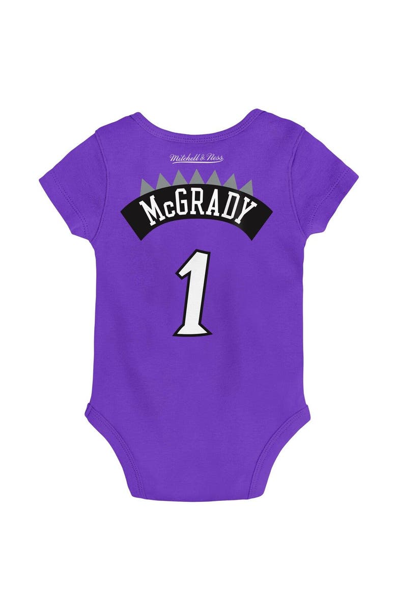 Mitchell & Ness Infant Mitchell & Ness Tracy McGrady Purple Toronto Raptors Hardwood Classics Name & Number Bodysuit, Alternate, color, 