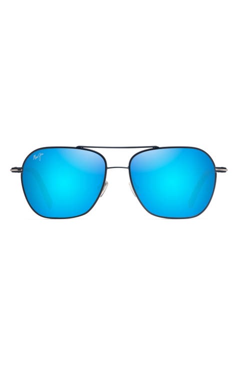 Women's Blue Aviator Sunglasses | Nordstrom