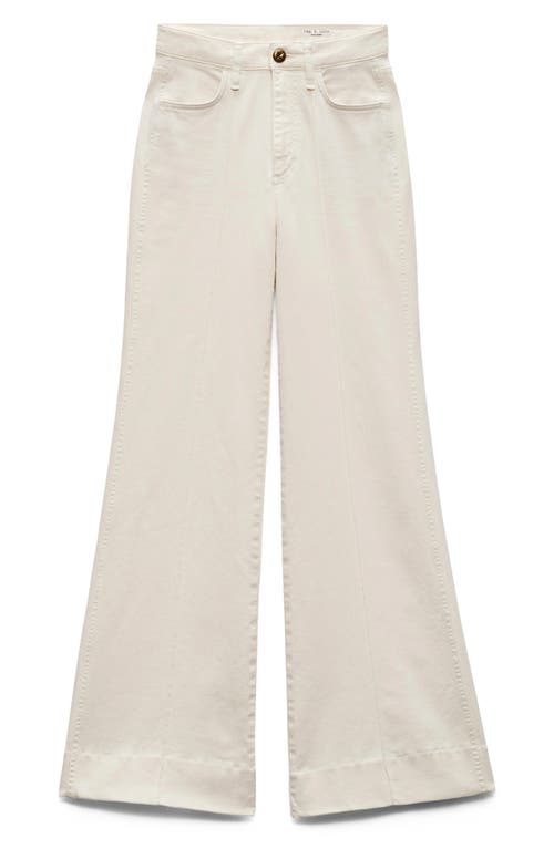 RAG & BONE RAG & BONE SKYLAR HIGH WAIST SEAMED WIDE LEG JEANS 