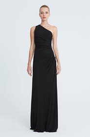 HALSTON Amira Jersey Gown with Crystals