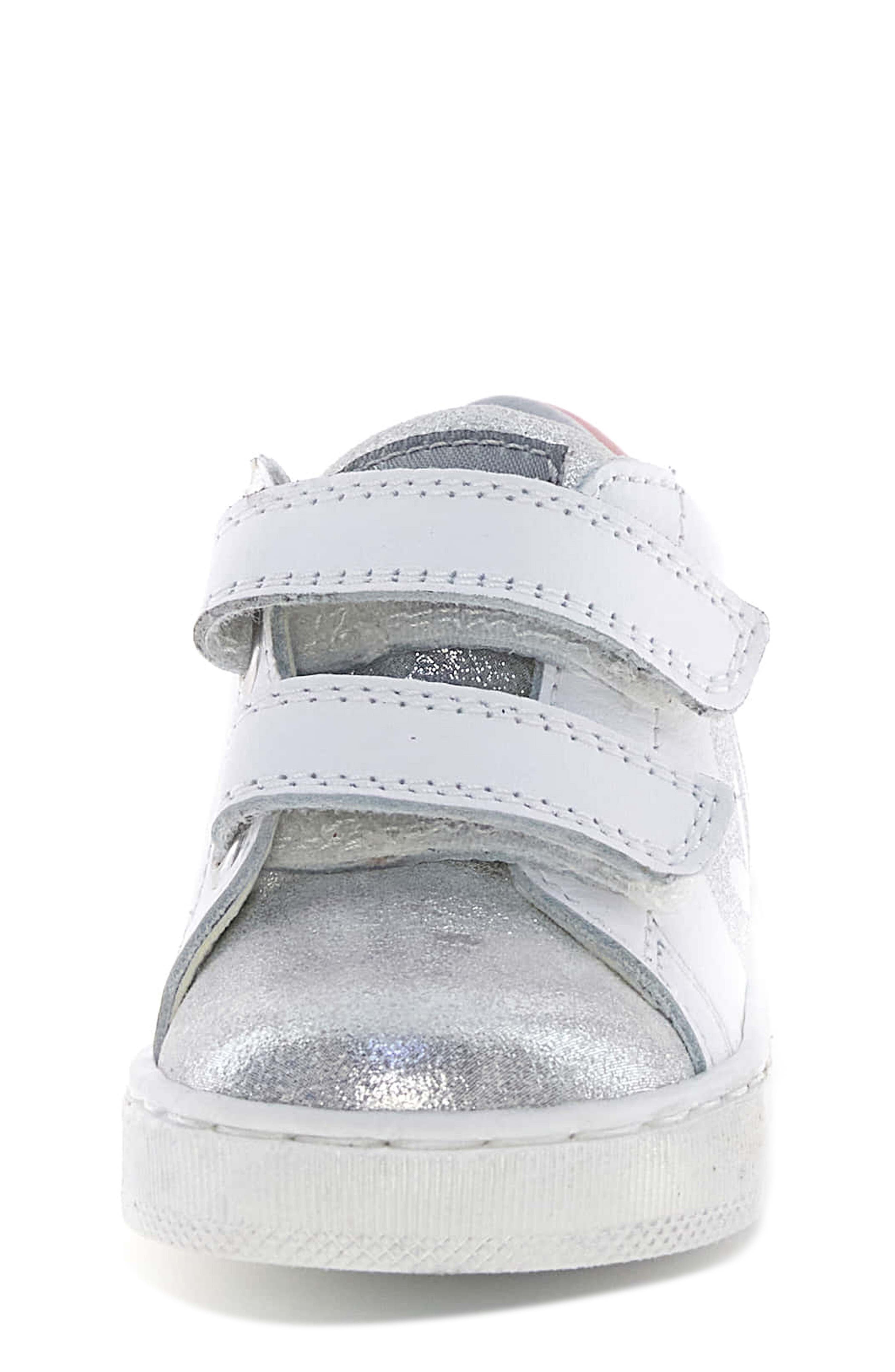 Naturino Kids' Falcotto Candys VL Sneaker, Alternate, color, White/ Silver