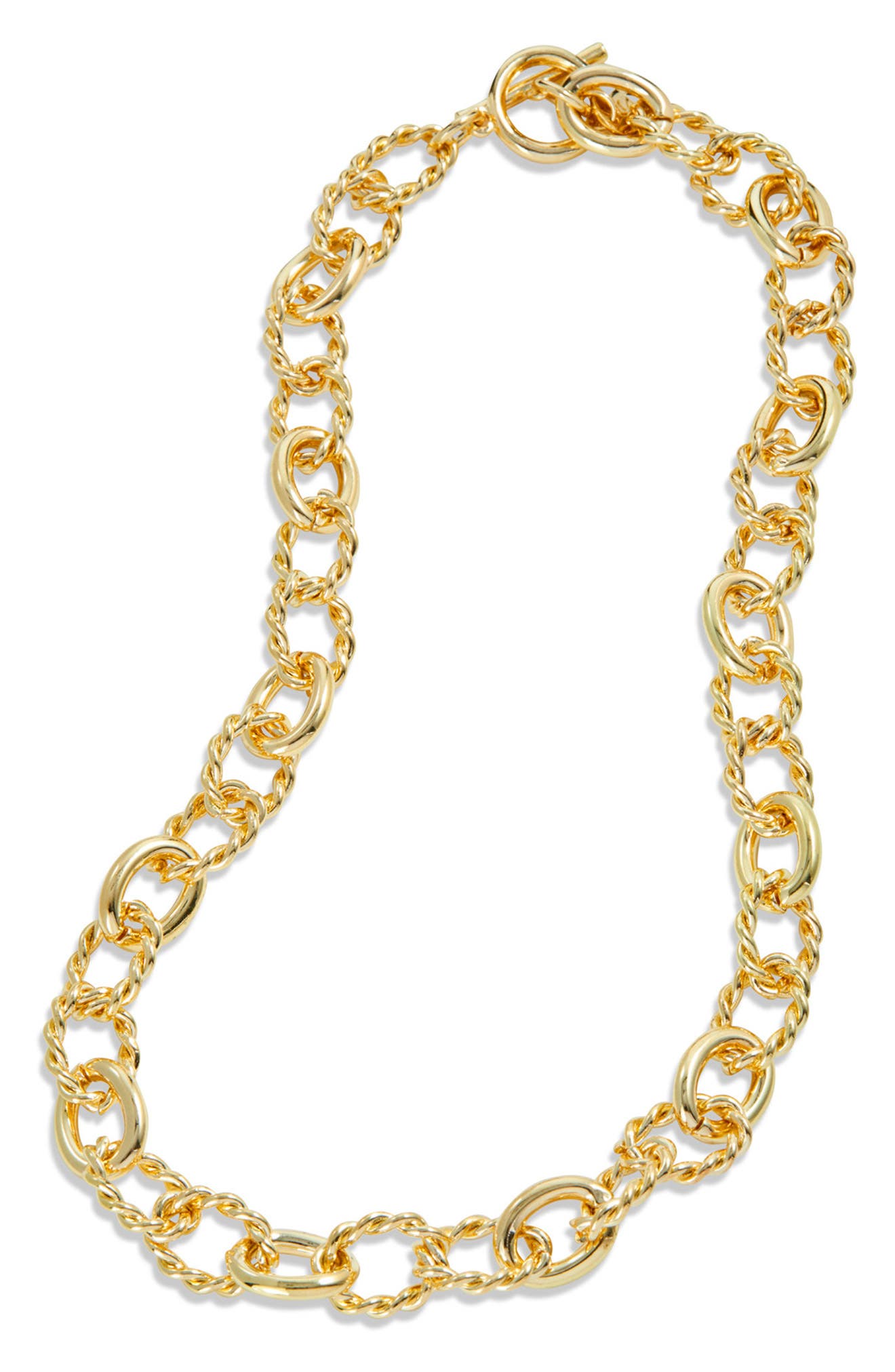 14k Gold Plated Link Necklace