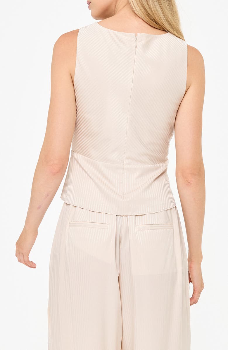 CAMI NYC Kiawah Tie Neck Sleeveless Stretch Silk Top, Alternate, color, 