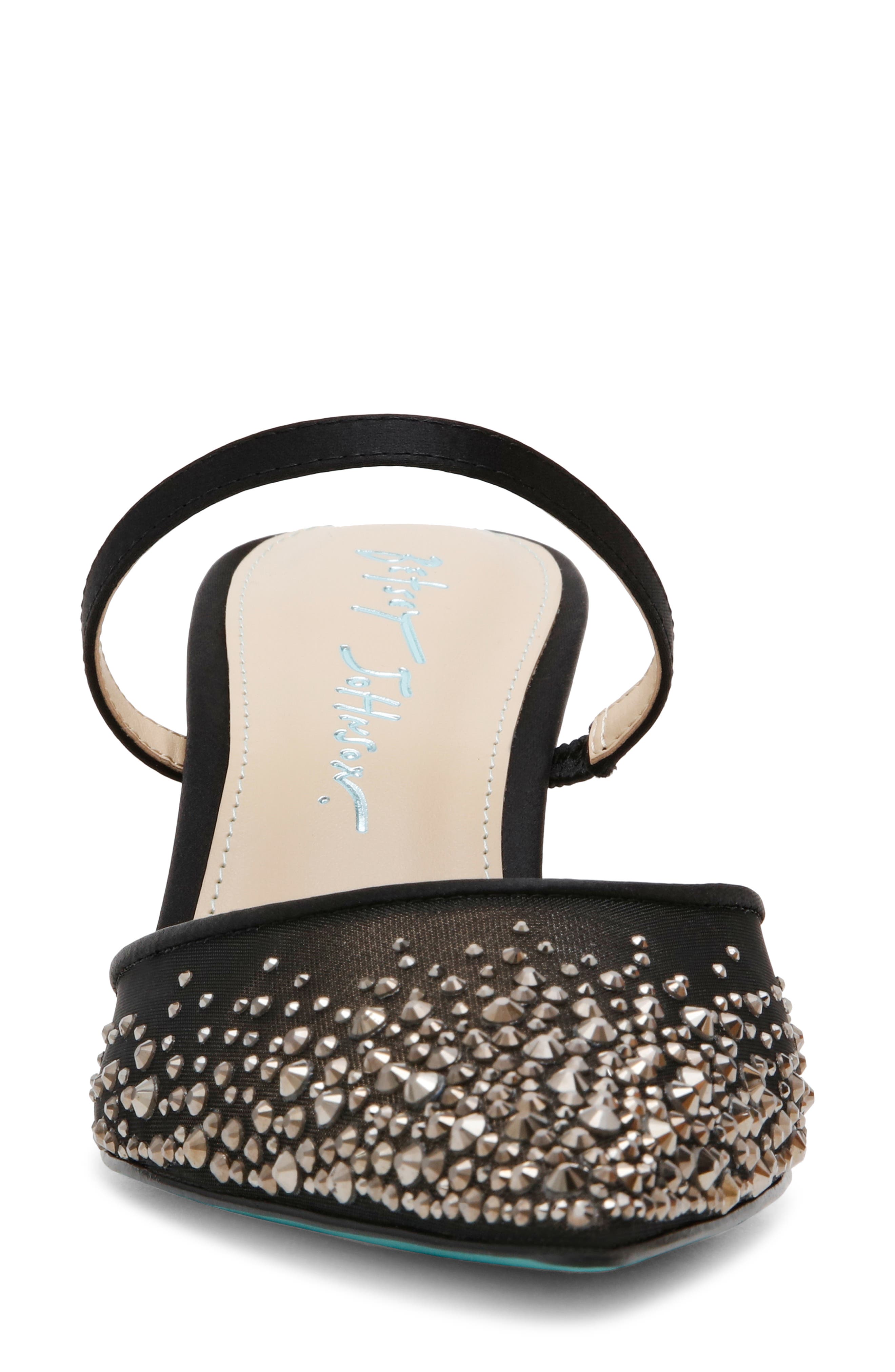 Betsey Johnson Tomy Mary Jane Pointed Toe Mule, Alternate, color, 