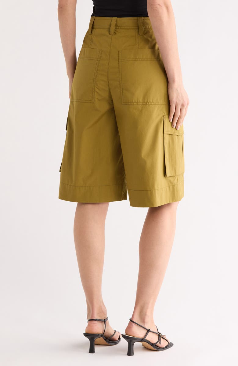 A.L.C. Toby Cotton Shorts, Alternate, color, Hazel