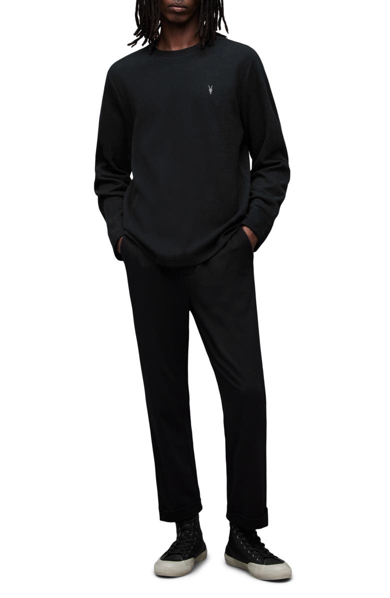 AllSaints Rowe Long Sleeve Cotton T-Shirt, Alternate, color, 