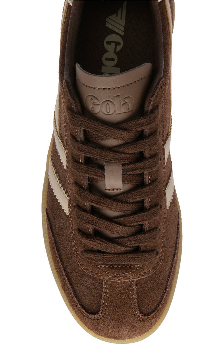 Gola Viper Sneaker, Alternate, color, Dark Brown/ Bone/ Gold/ Gum