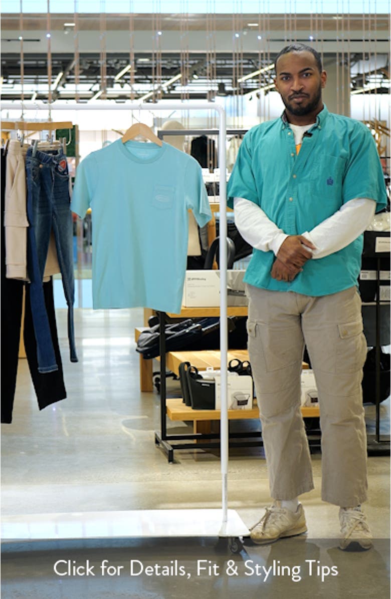 Kids' Surf Logo Pocket Graphic T-Shirt, sales video thumbnail