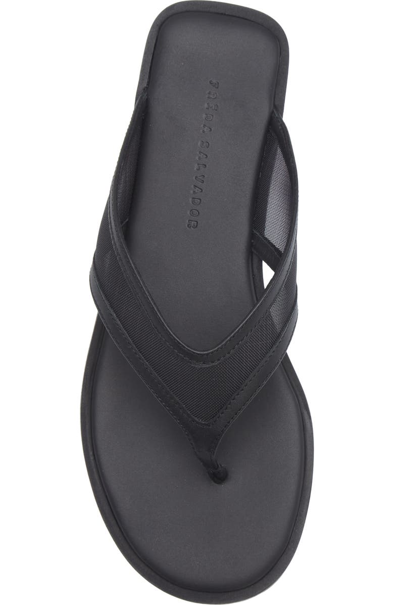 Freda Salvador Mesh Flip Flop, Alternate, color, Black Mesh