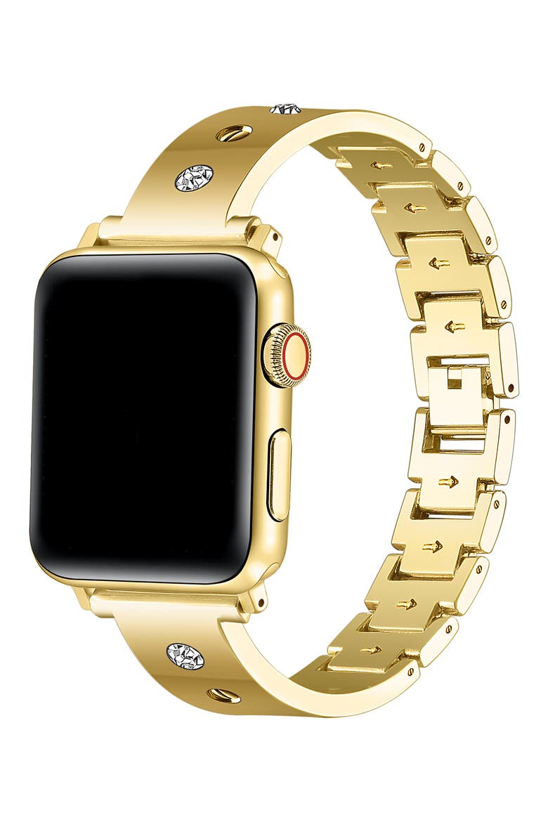 Cambell Stainless Steel Apple Watch® Watchband, Alternate, color, GOLD