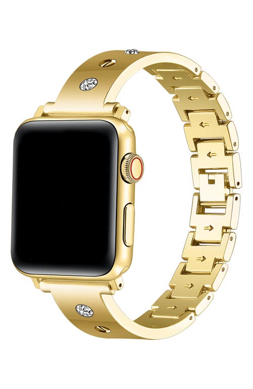 Posh Tech Cambell Stainless Steel Apple Watch® Watchband In Gold