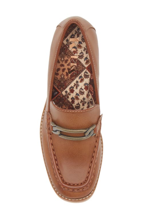 Korks Camilla Block Heel Loafer In Brown
