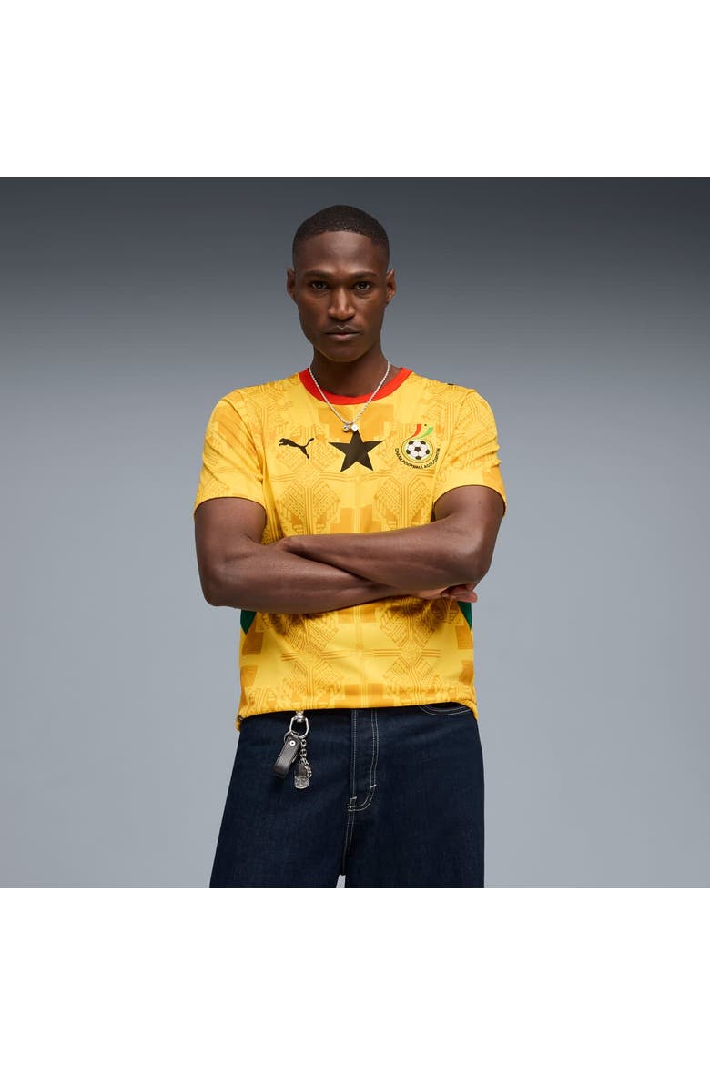 Men's Puma Yellow Ghana National Team 2026 Away Replica Jersey