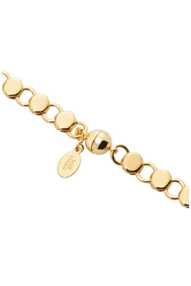 Gilded Icon Charm Necklace, Alternate, color, GOLD