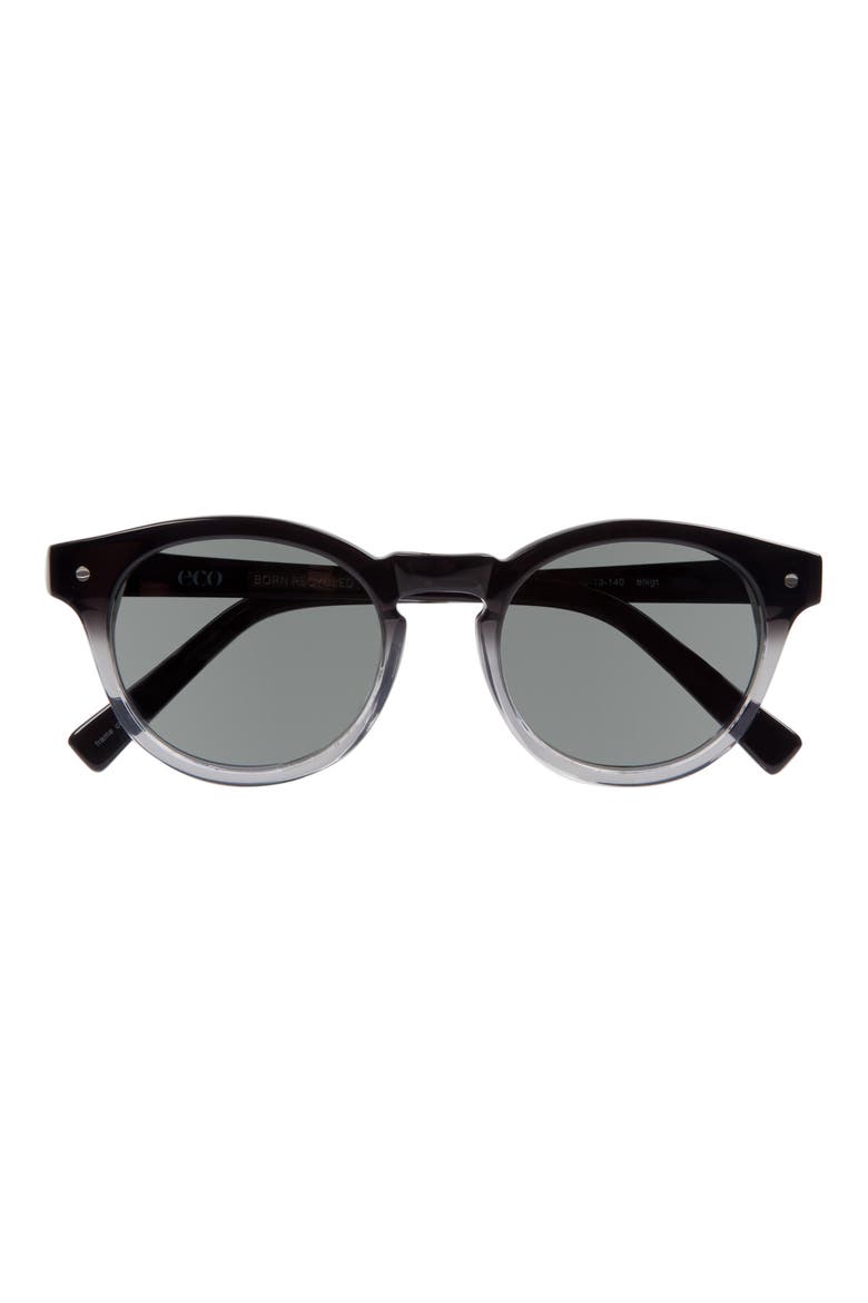 Dubai 50mm Polarized Cat Eye Sunglasses, Main, color, BLACK GRADIENT