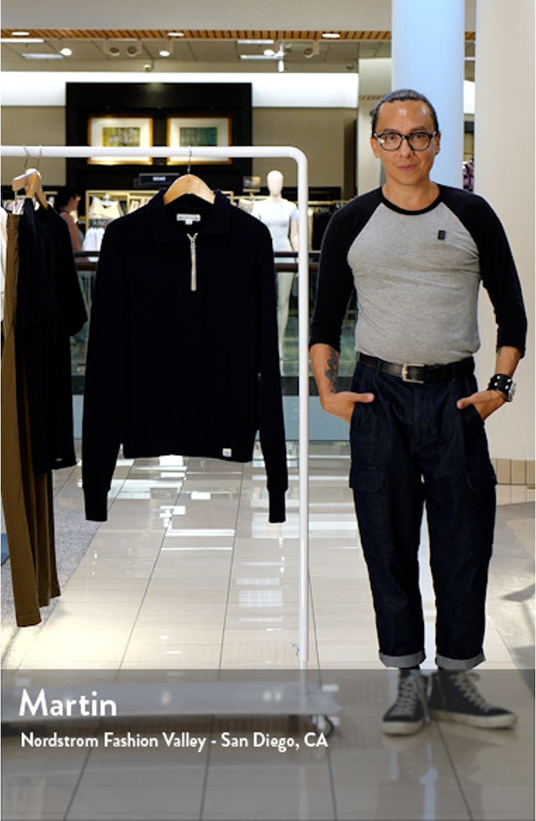 Quarter Zip Organic Cotton Sweatshirt