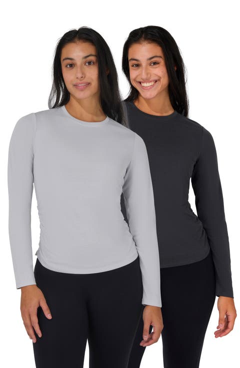 Assorted 2-Pack Baby Texture Rib Elodie T-Shirts