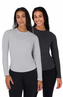 YOGALICIOUS Assorted 2-Pack Baby Texture Rib Elodie T-Shirts