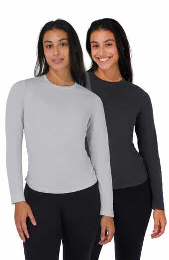 YOGALICIOUS Assorted 2-Pack Baby Texture Rib Elodie T-Shirts