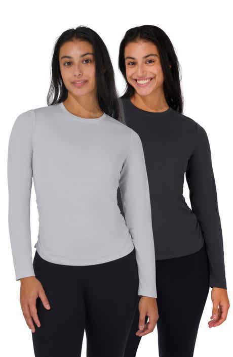 YOGALICIOUS Assorted 2-Pack Baby Texture Rib Elodie T-Shirts