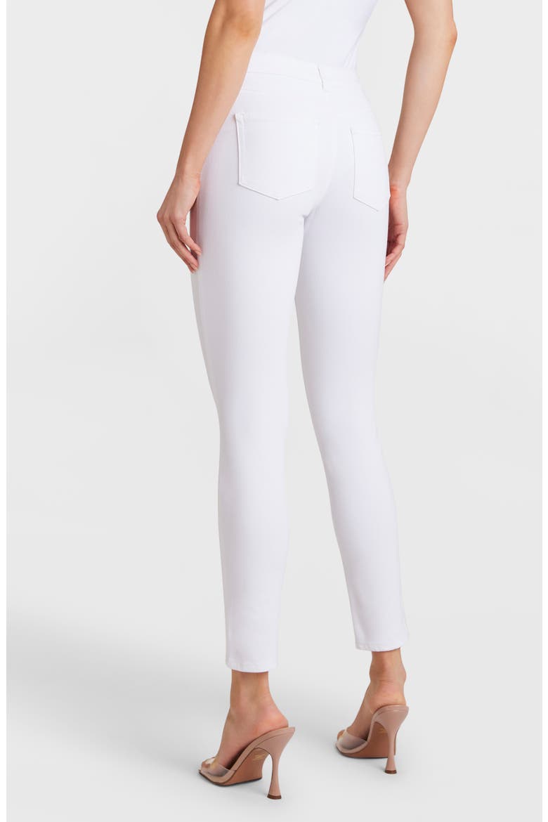 Do It All Stretch Denim Skinny Leggings, Alternate, color, WHITE