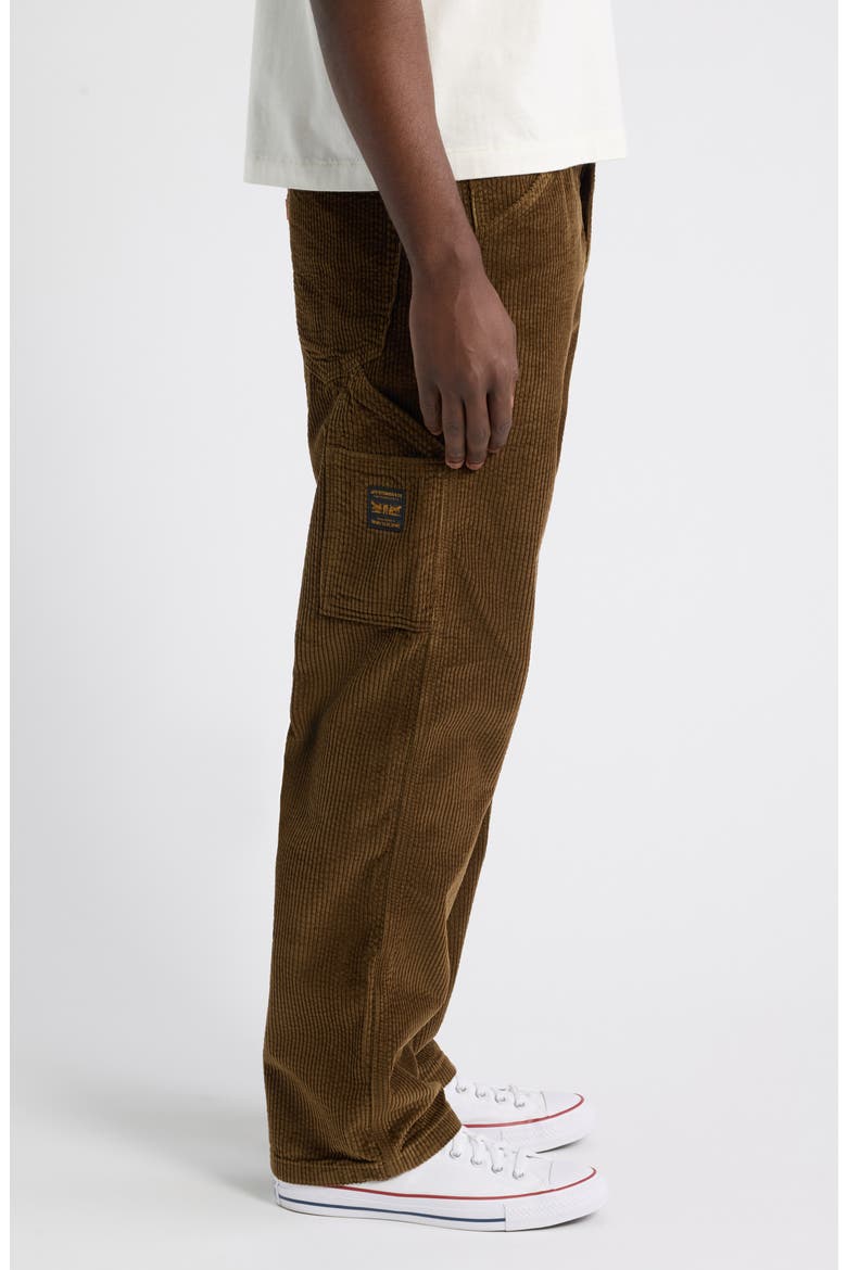 568 Loose Straight Carpenter Corduroy Pants, Alternate, color, DESERT PALM