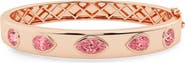 HauteCarat Pink Lab Grown Diamond Bangle
