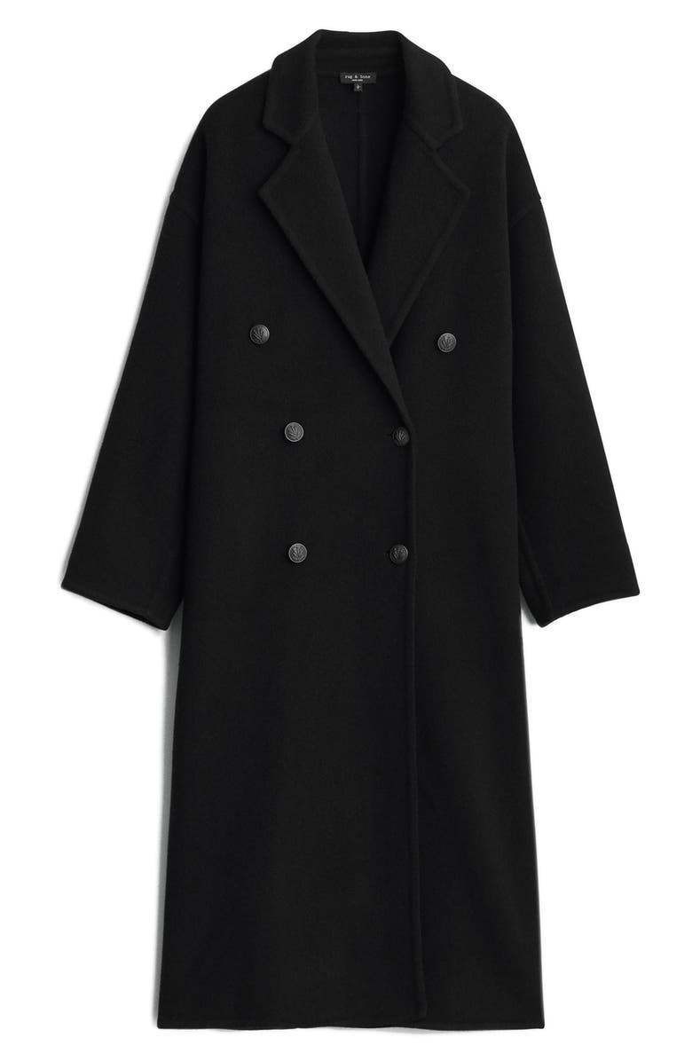 rag & bone Thea Double Breasted Wool Coat, Alternate, color, 