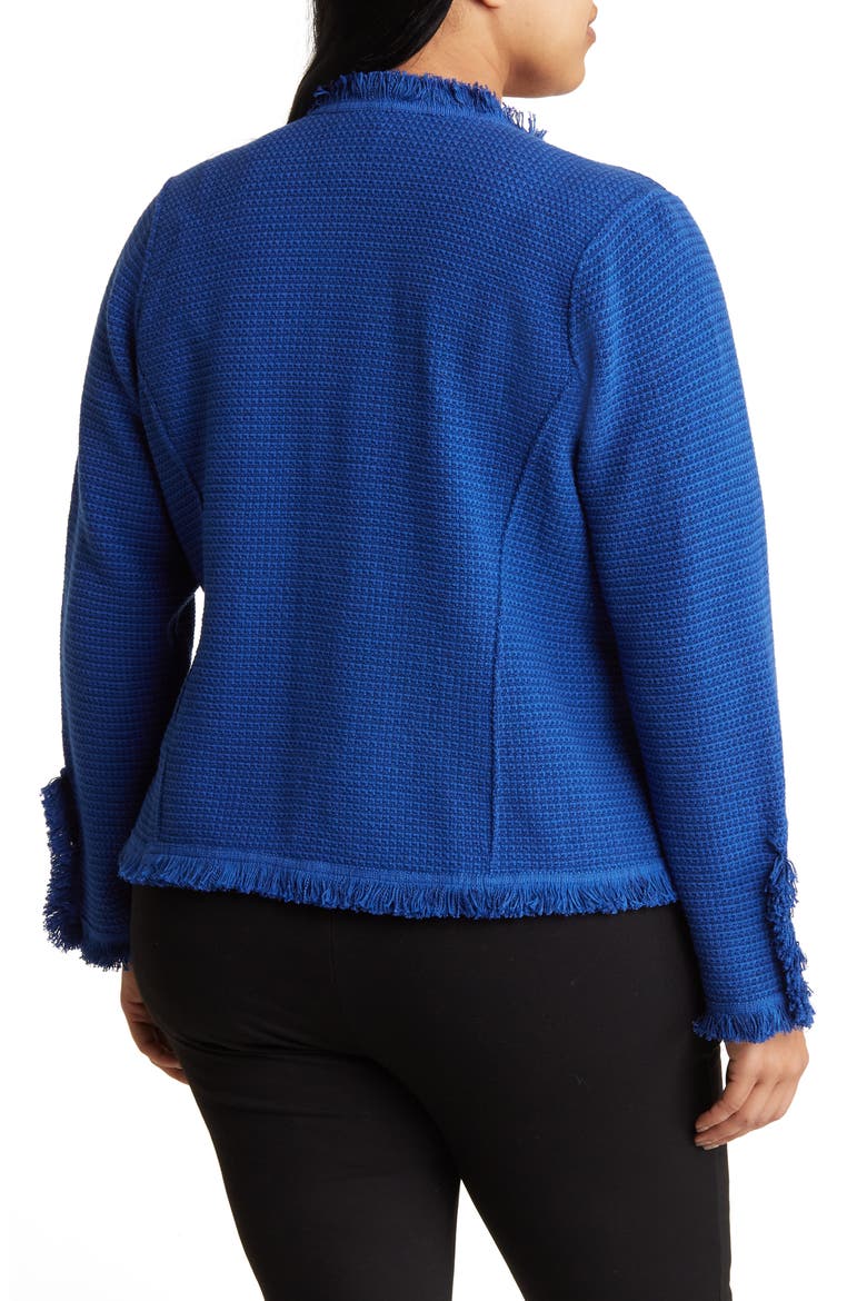 Fringe Mix Jacket, Alternate, color, MAZARINE