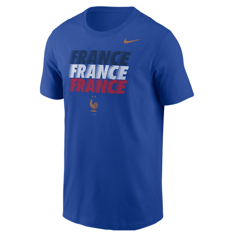 Men's Nike Royal France National Team 2026 Core T-Shirt