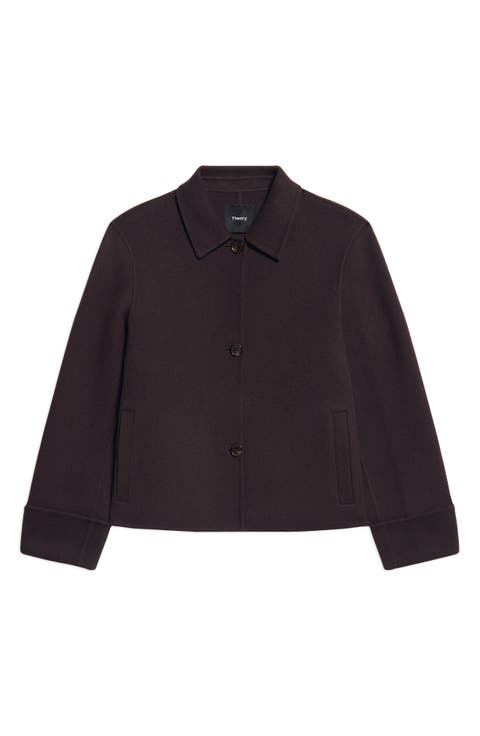 Boxy Wool Blend Jacket