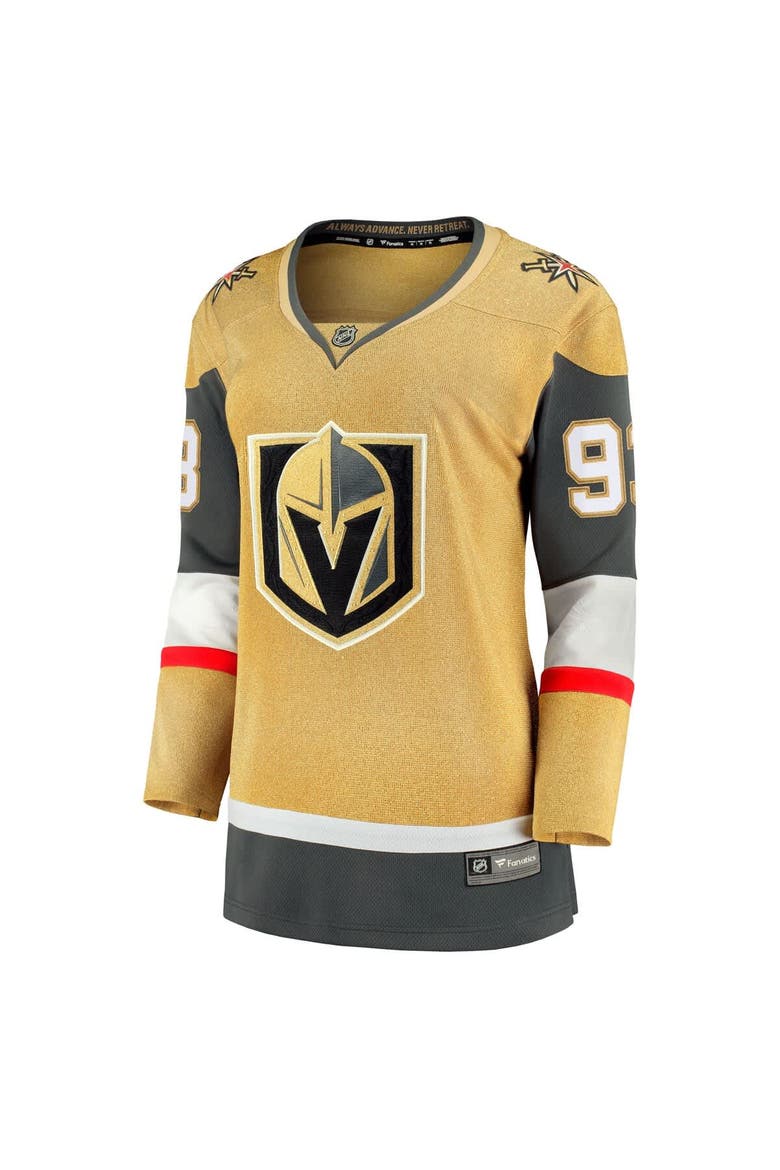 Women's Fanatics Mitch Marner Gold Vegas Golden Knights Home Breakaway Jersey, Alternate, color, Gold