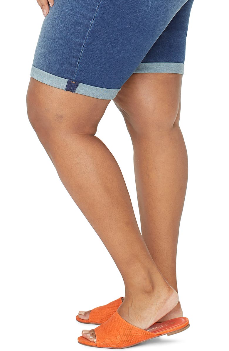 NYDJ Briella High Waist Denim Bermuda Shorts, Alternate, color, Cooper