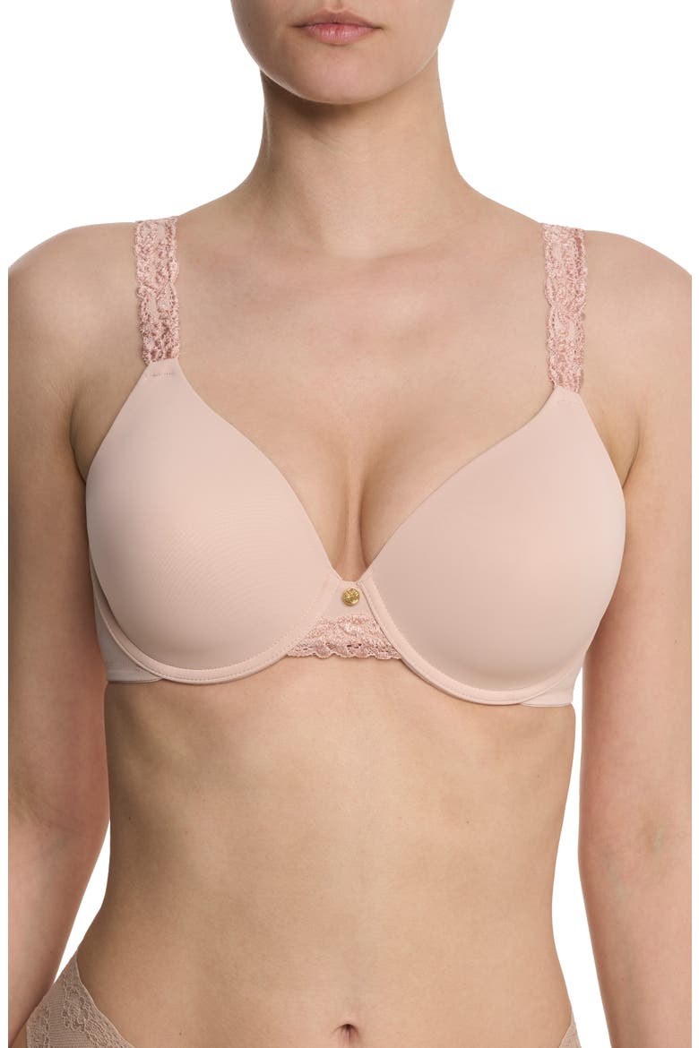 Lace Underwire Bra, Main, color, CAMEO ROSE