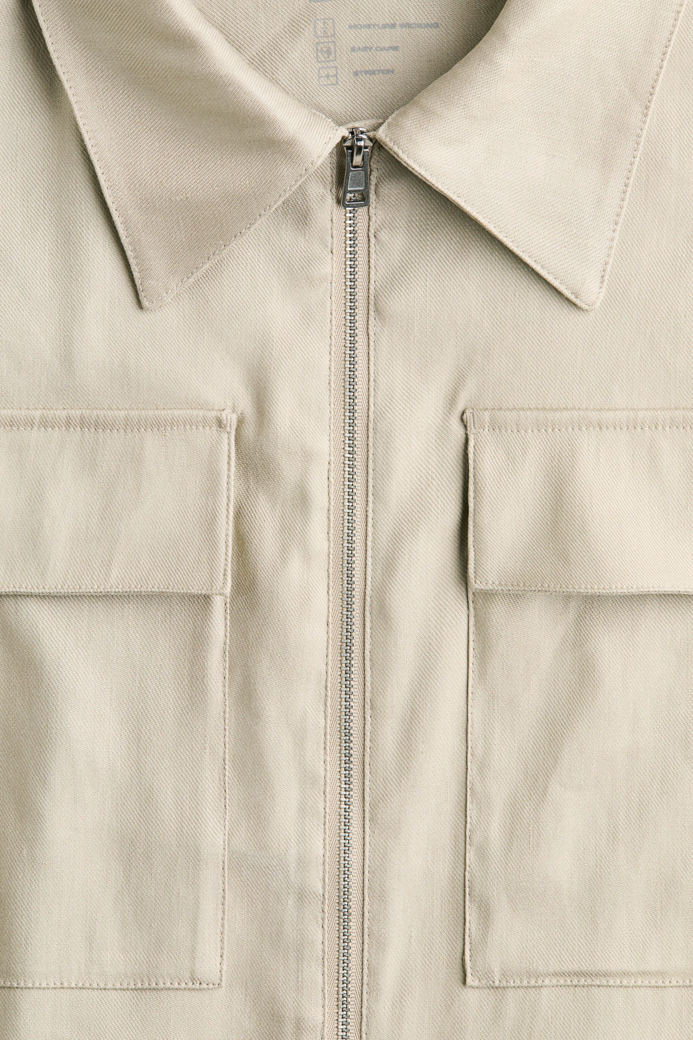 Regular Fit Linen-blend Overshirt - image 2