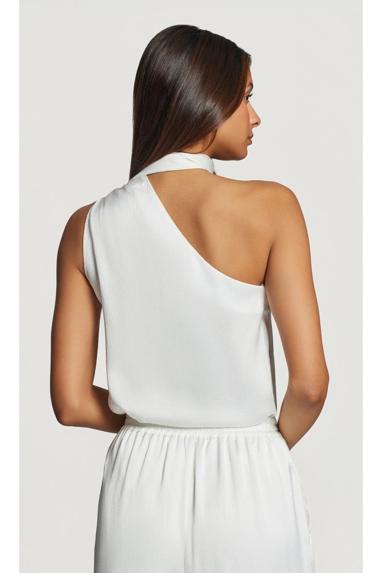 Caliope Hammered Scarf Blouse, Alternate, color, White
