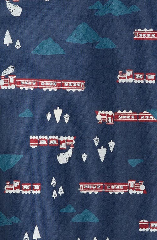 Tucker + Tate Printed Cotton Blend Romper In Blue